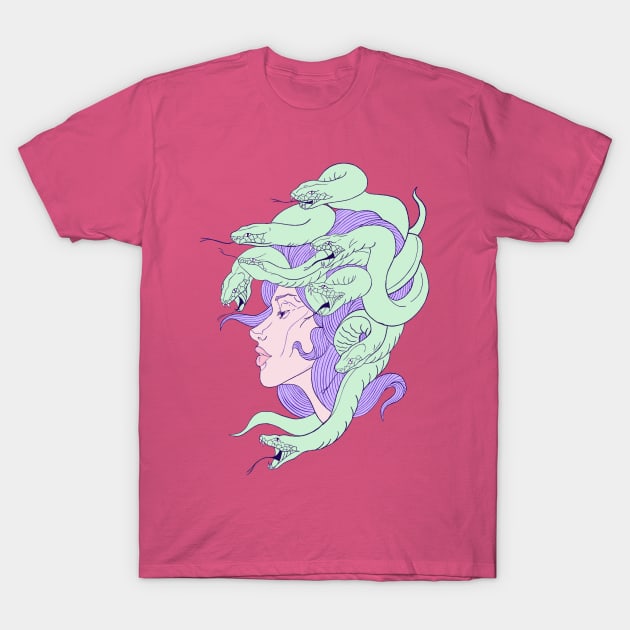 Medusa T-Shirt by Lukish